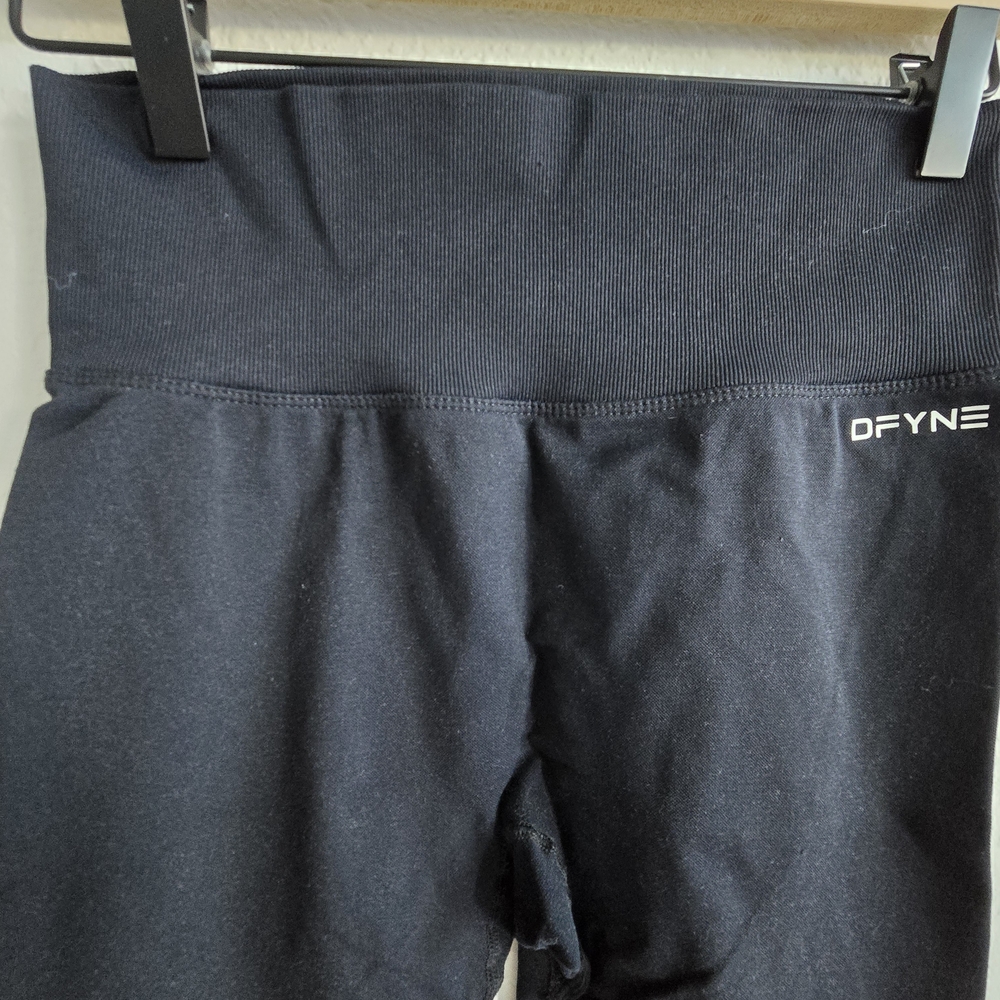 High-Waist Black Women's Leggings - Picture 4 of 8